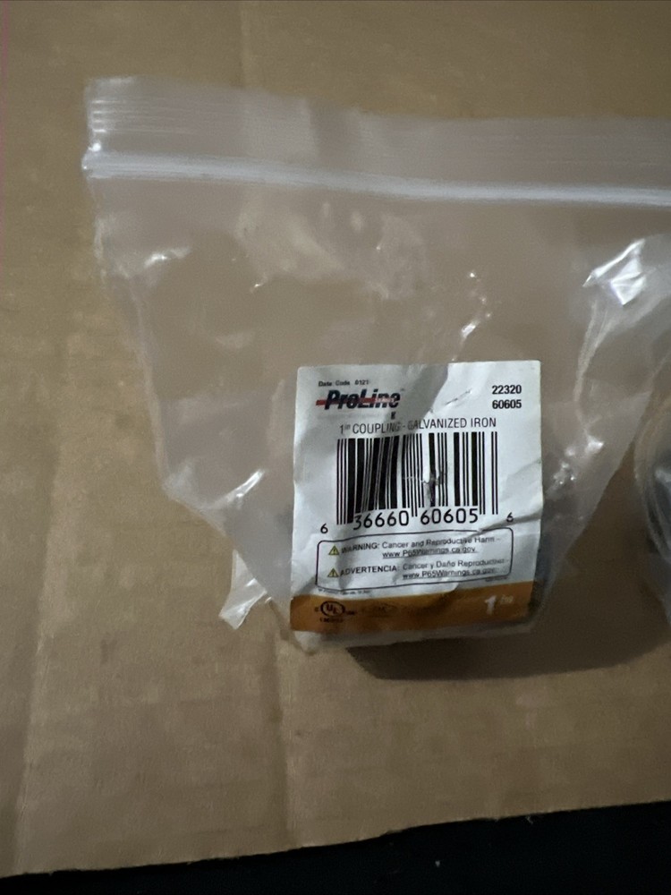 PRO-LINE 1″ GALVANIZED IRON COUPLING (NOS)