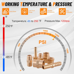 146Pcs Hose Pipe Fitting & Barb Fitting Kit, 56Pcs Hose Pipe Fitting & 50Pcs Bar