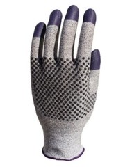 2 Pair: KLEENGUARD Jackson G60 Purple Nitrile Cut Resistant Gloves 8/M 97431