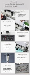 Large Electric Hot-Melt Glue Book Binding Machine (Desktop Model)