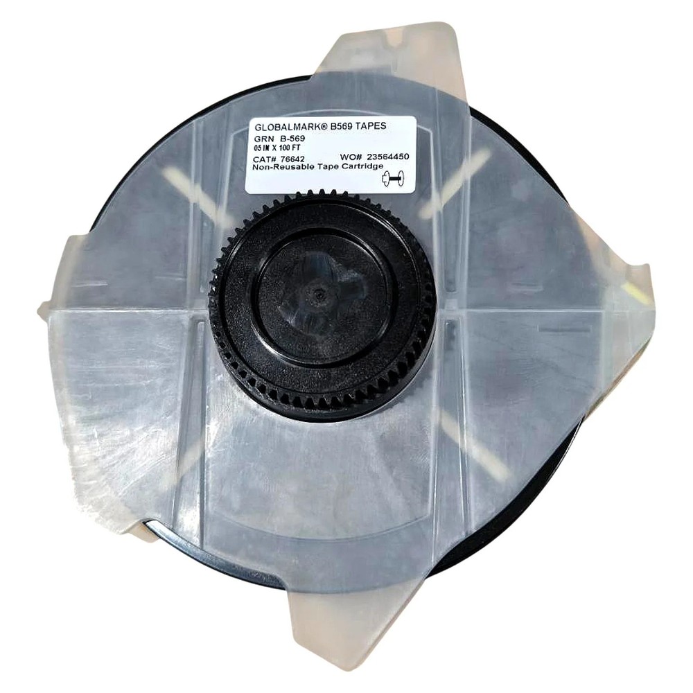 Brady Y2273109 0.5in x 100ft Green Polyester Continuous Label Tape Cartridge