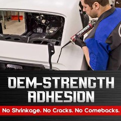 Seam Sealer Automotive Black Paintable Waterproof Quick Cure Polyurethane Auto
