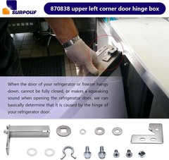 870838 Top Left Door Hinge Cartridge Fits For TRUE Door Hinge Kit