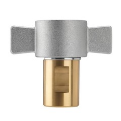 1 inch Wet-Line Wing Nut Hydraulic Quick Coupler / Coupling Set Brass NPT Screw