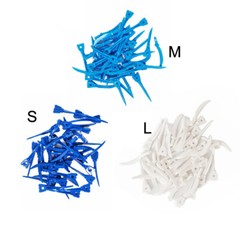 Dental Disposable Plastic Refill Wedges Tulwar Wedge With Circular Hole L/M/S