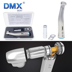 DMXDENT C8F Dental 1:1 Fiber Optic LED Contra Angle Handpiece Low Speed Fit NSK