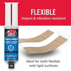 J-B Weld 50172 MarineWeld Marine Adhesive Epoxy Syringe 25ml Boats & Watercraft