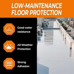 Waterproof Sealant, Grey, 1 Gallon, Interior/Exterior Roof & Basement,Coverag…
