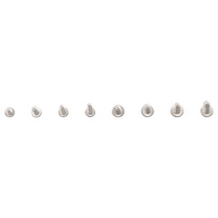 780 Pcs Pan Head Sheet Metal Screws Assortment Kit #4#6#8#10 Stainless