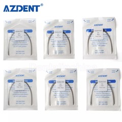 AZDENT Dental Orthodontic Round Arch Wire Oval Form Oval Round Stainless Steel