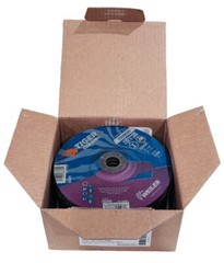 Weiler 7 x 1/4 x 7/8 Tiger Ceramic Type 27 Depressed Center Grinding Wheel Disc