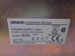 C200HW-PA204 Omron PLC CPU & Expansion Rack Power Supply C200HWPA204
