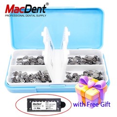 200Pcs MacDent Dental Orthodontic Sgl Buccal Tube Roth.022 1st Molar Non-Conv