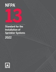 NFPA 13, Standard for the Installation of Sprinkler Systems 2022, USA STOCK