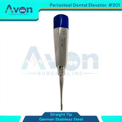 No. 301 Dental Tooth Extraction Gouge Tip Elevator Pick, Blue Color-Coded, (1pc)