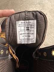 Thorogood Steel Toe Work Boots Men’s Size 11 EE Dark Brown (Waterproof)