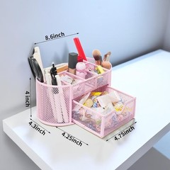 Desktop Organizer with Pencil Pen Holder and Accessories Offering 8