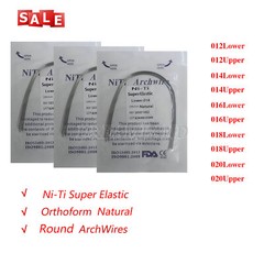 Dental Orthodontic Niti Arch Wire Super Elastic Natural Nature Form Round SALE!
