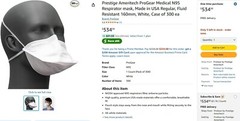 ProGear RP88020 N95 Particulate Filter Respirator & Surgical Masks – CASE OF 300