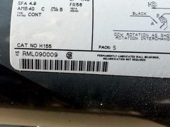 1/8 H.P. 115volt Electric Motor 850 RPM 5/8 Shaft #H155