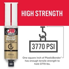 J-B Weld PlasticBonder Epoxy Syringe – 25ml