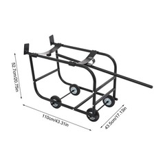 55 Gallon Drum Cradle, Movable Drum Cradle Drum Stand 600-pound Capacity