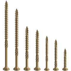 #10 * 3″ Deck Screws, (137Pcs) 2 Lbs.Exterior Wood Screws, Rust Resistant Epoxy