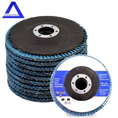 100Pack 4-1/2″×7/8” 60 Grit T29 Premium Zirconia Flap Disc Sanding Grinding