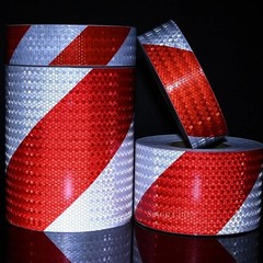 Conspicuity Tape DOT-C2 Approved Reflective Trailer Red White 5” 10’’x15’ 1 Roll