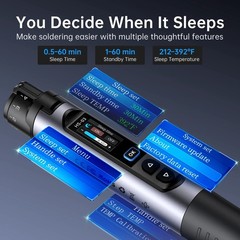 FNIRSI HS-03 Cordless Soldering Iron USB-C Rechargeable 2600mAh 5 Temp Setting