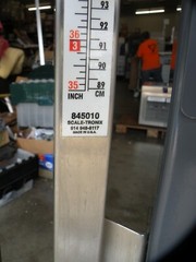 SCALE TRONIX 6702 MEDICAL WHEELCHAIR PLATFORM SCALE W/ HEIGHT MEASUREMENT BAR