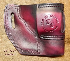 Gary C’s Leather Avenger OWB Left Hand Revolver HOLSTER S&W L Frame 3″