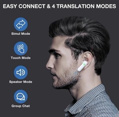 Timekettle WT2 Edge W3 Ai Translator Earbuds White 40 online 8 offline Fish Card