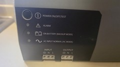 Emerson SolaHD SDU500B UPS 120V 500VA Panel Mount Hardwired Remote On/Off