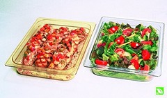 RUBBERMAID COMMERCIAL PRODUCTS COLD FOOD INSERT PAN 1/9 SIZE – CLEAR