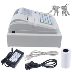 Electronic Pos Cash Register Cashier Machine With Drawer Financial Equipment
