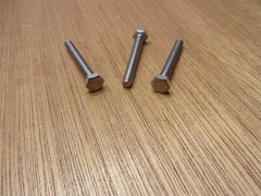 (Qty.25) M6-1.0 X 50MM Hex Head Cap Screw Bolt Grade A2-70 Stainless SS