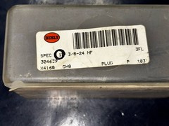 BESLY 3/8-24 PLUG TAP NF GH8 HSS 3F SPEC 3/8” -24 Spiral TURBO CUT USA ONE TAP