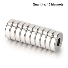 25 50 100Pc Strong Countersunk Ring Magnets 10*3mm Rare Earth Neodymium 4mm Hole