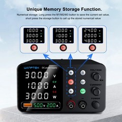 Adjustable DC 0-30/60/120V 0-3/5/10A Lab Variable Power Supply Internal Memories