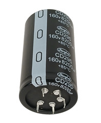 2 PACK Jianghai CD295 8200uF 160V Snap-In Electrolytic Capacitor ECS2CB822M 85°C