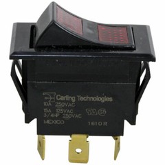 ON/OFF/ON – 15 AMP/125V – Rocker Switch