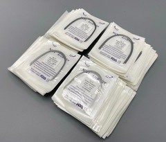 100Pcs Dental Orthodontic Super Elastic Niti Arch Wire Round Natural Form USA