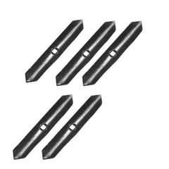 Set of (5) S32-0001 1-3/8 Inch X 6MM Reversible Danish Cultivator Point