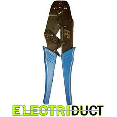 Ratchet Terminal Crimp Tool – 20-10 Gauge – Electriduct