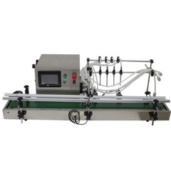 110V Automatic 4Head Magnetic Pump Filling Machine Liquid Bottle Filler 5-1000ml
