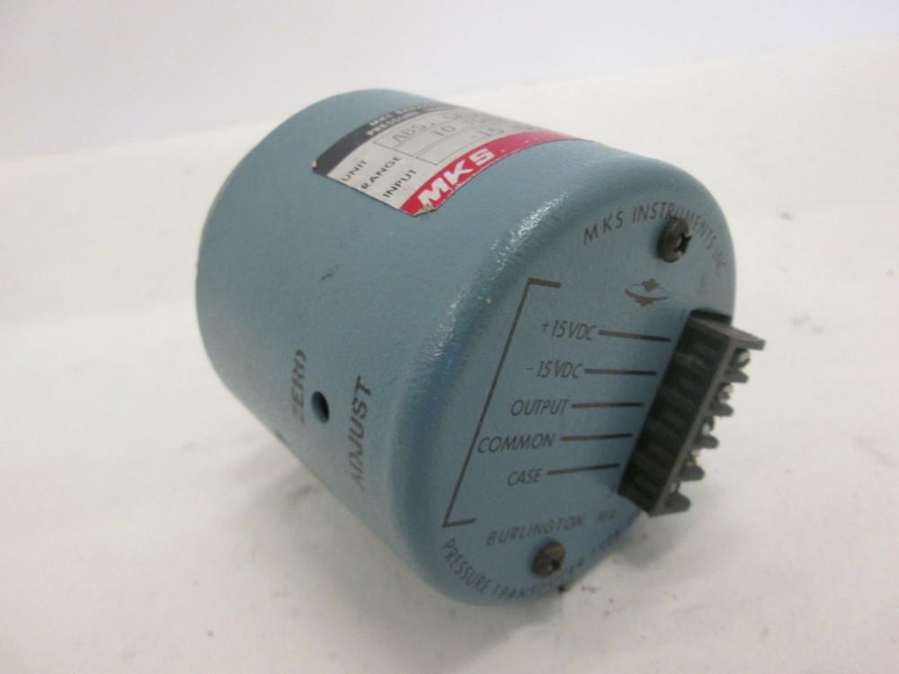 MKS, Baratron 10 Torr Pressure Transducer, 222AHS-A-B-10SP, Used