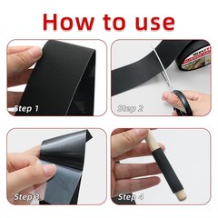 Rubber Grip Tape, Ultra Strong Waterproof Anti Slip Tape with Textured Adhesi…