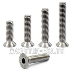 M4 Flat Socket Cap Screws, Marine Grade 316 / A4 Stainless Steel Metric DIN 7991