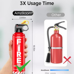 2-3 Pack Fire Extinguisher for Home, Kitchen, Car, and Grill with Mounting